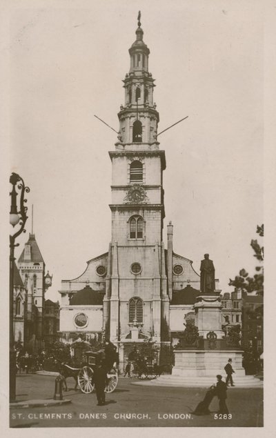 Chiesa di St Clements Danes, Londra da English Photographer